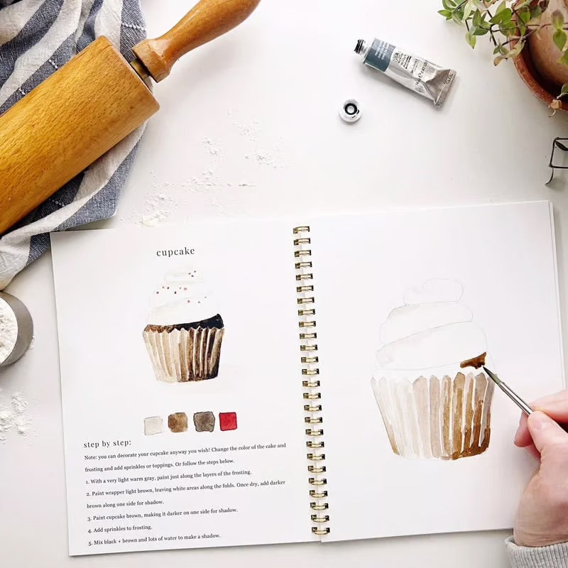 Akvarellia™ | Tänd din kreativitet med vår inspirerande akvarellarbetsbok!